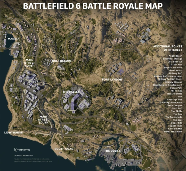 Battlefield 6 Battle Royale Haritası