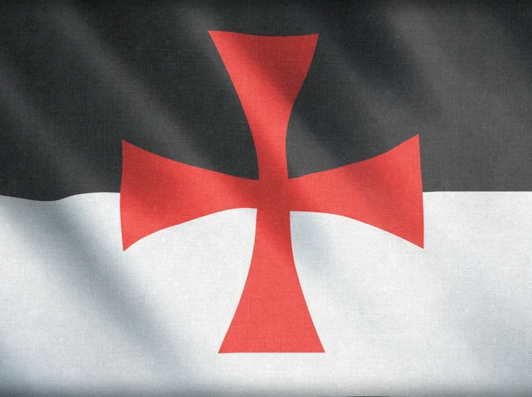 Age of Empires 4 Tapınak Şövalyeleri Bayrağı